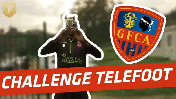Challenge : Les joueurs du Gazélec Ajaccio et le challenge des jongles