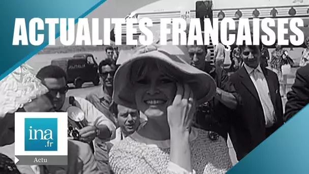 Les Actualités Françaises du 9 août 1961 : Brigitte Bardot en tournage en Italie | Archive INA