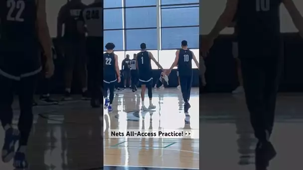 Mikal Bridges 🤝 hitting tough shots #NetsAllAccess | #Shorts