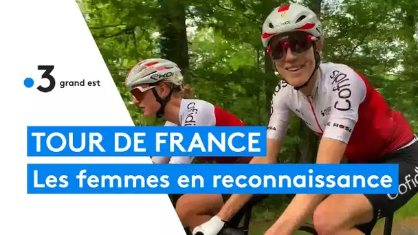 Tour de France féminin 2022 : les coureuses en reconnaissance entre Reims et Epernay