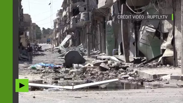 Les premières images de Manbij, ville syrienne libérée de Daesh