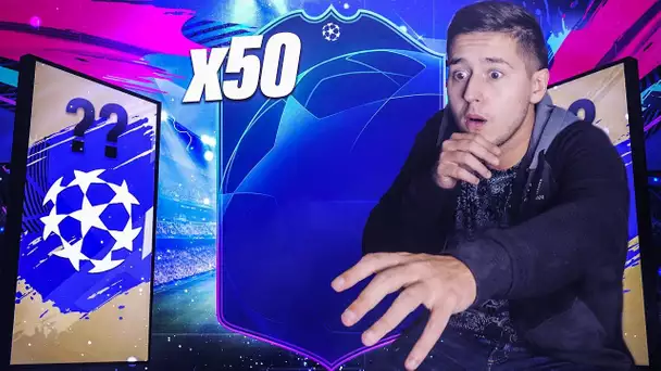 J'OBTIENS 50 JOUEURS LDC DANS CE PACK OPENING !