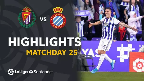 Highlights Real Valladolid vs RCD Espanyol (2-1)