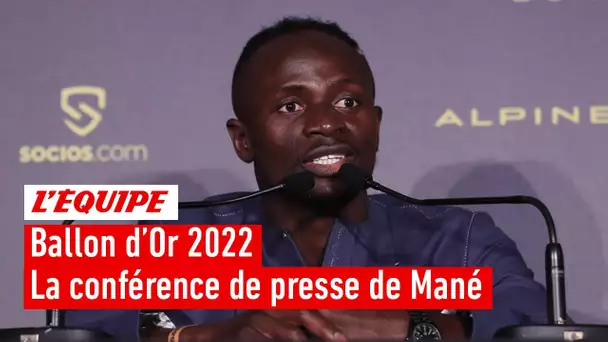 Ballon d'Or 2022 - Mané : "Aider les gens autour de moi, c'était un rêve de gamin"