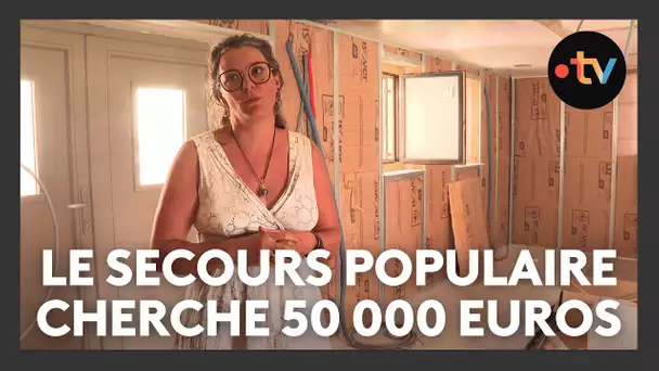 Il manque 50.000 euros pour terminer les travaux de ce siège du Secours populaire