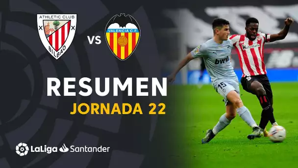 Resumen de Athletic Club vs Valencia CF (1-1)