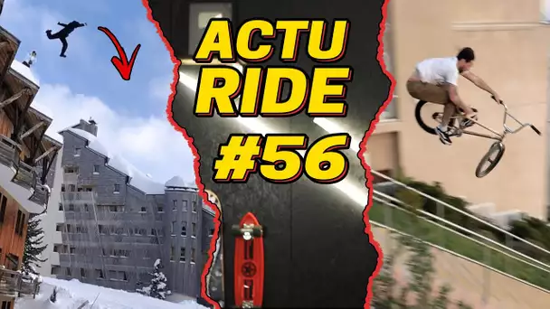 ACTU RIDE #56 : La nouvelle école des sports extrêmes, 100 km/h en Kayak, Ryan Williams en roller !