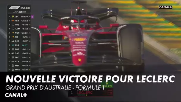 La nouvelle victoire de Charles Leclerc ! - Grand Prix d'Australie - F1