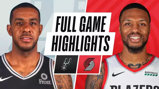 SPURS at TRAIL BLAZERS | FULL GAME HIGHLIGHTS | January 18, 2021