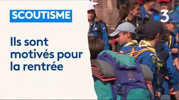 Scoutisme :  de plus en plus d'adeptes, "le scoutisme, c'est la fête, c'est le jeu, c'est le chant"