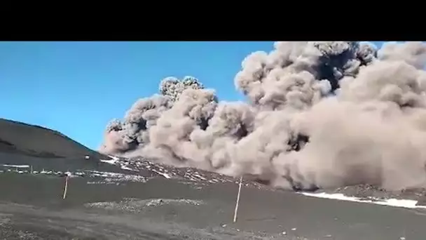 L'Etna est entré en éruption en Sicile