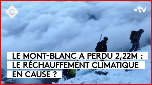 Le mont-Blanc a perdu 2,22 mètres ! - La Story - C à Vous - 05/10/2023