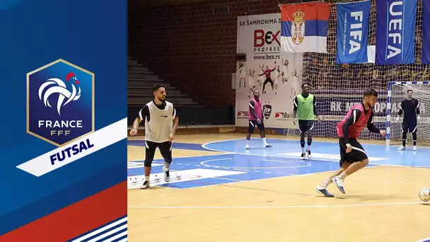 Futsal : Veille de match en Serbie