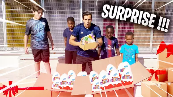 J'OFFRE DES KINDER SURPRISE AVEC DE L'ARGENT AUX ABONNÉES 🍫❤️! ( Avec @Omardinho )