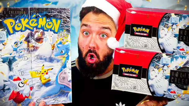 OUVERTURE DU NOUVEAU COFFRET CALENDRIER BOOSTER POKEMON de L'AVENT 2022 NOËL ! ( Juste Incroyable )