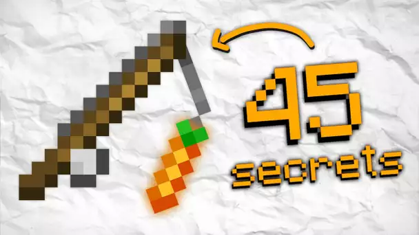 45 Choses que vous ne savez PAS sur Minecraft !