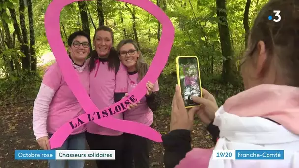 Octobre rose : les chasseurs d'Abbenans dans le Doubs mobilisés contre le cancer