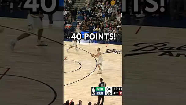 Jokic knocks down the three for 40 PTS!