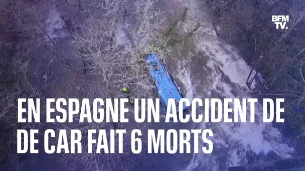 Espagne: un accident de car en Galice fait six morts le soir du réveillon de Noël