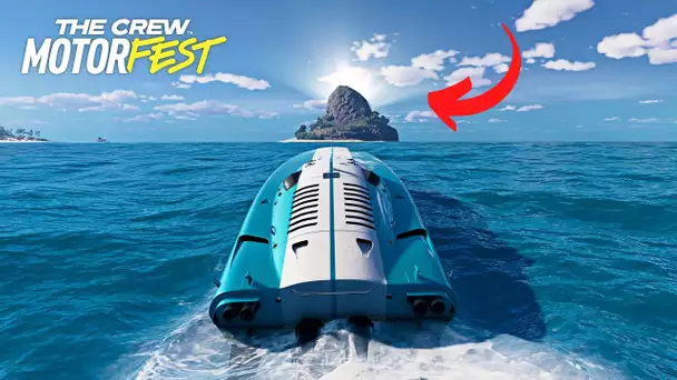 DECOUVERTE de l'île SECRETE de THE CREW MOTORFEST ! (+1 000 000 bucks)