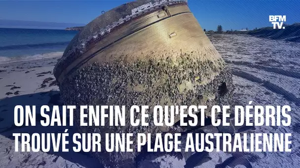 Ce cylindre mystérieux retrouvé sur une plage australienne est en fait un débris spatial