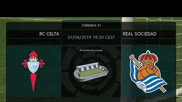 Calentamiento RC Celta vs Real Sociedad