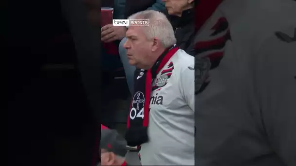 😣😅 Ce supporter du Bayer Leverkusen est passé par toutes les émotions ! #Shorts