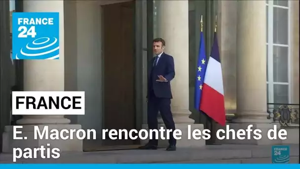 E. Macron rencontre les chefs de partis : vers un "préréférendum" en France ? • FRANCE 24