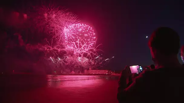 Les Sables-d'Olonne : feu d'artifice du 14 juillet