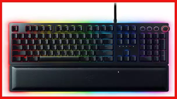 Razer Huntsman Elite Gaming Keyboard: Fast Keyboard Switches - Clicky Optical Switches - Chroma RGB