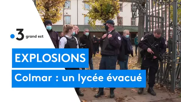 Évacuation du lycée Bartholdi de Colmar à la suite de 3 explosions