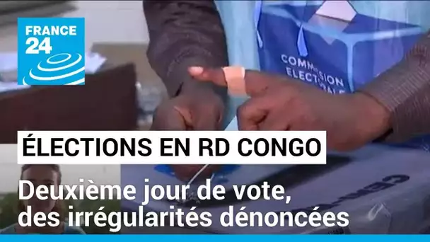 Deuxième jour de vote en RD Congo : "Des irrégularités dénoncées par les opposants et observateurs"