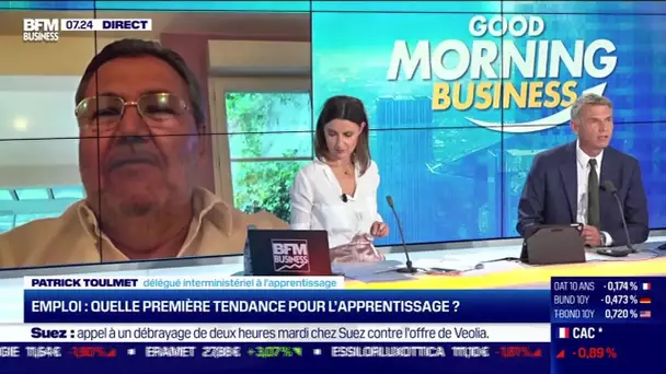 Patrick Toulmet (délégué interministériel) : Quelle première tendance pour l'apprentissage ?