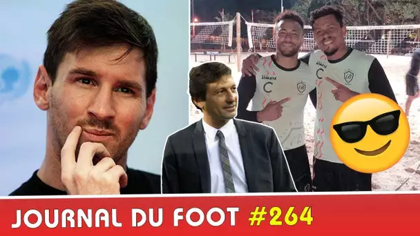 Pendant ce temps là NEYMAR en profite, le beau geste de MESSI