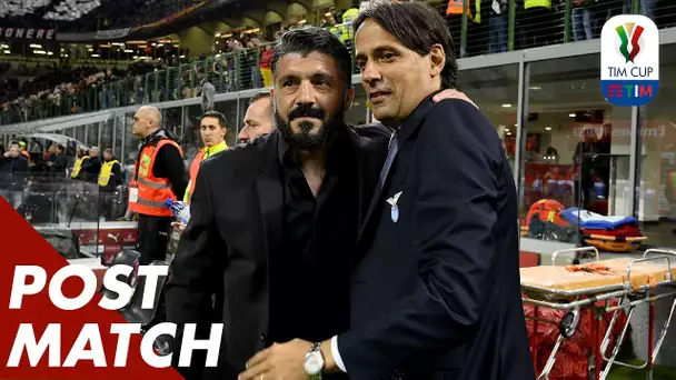 Milan 0-1 Lazio | Inzaghi and Gattuso Post Match Press Conference | TIM Cup 18/19