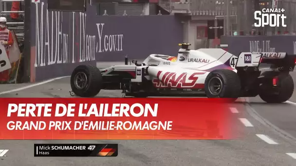 Schumacher heurte le mur en chauffant les pneus - GP d'Émilie-Romagne