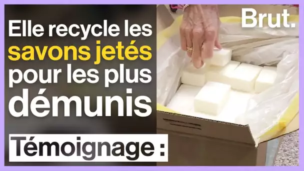 Pauline recycle les savons jetés par les hôtels pour les plus démunis