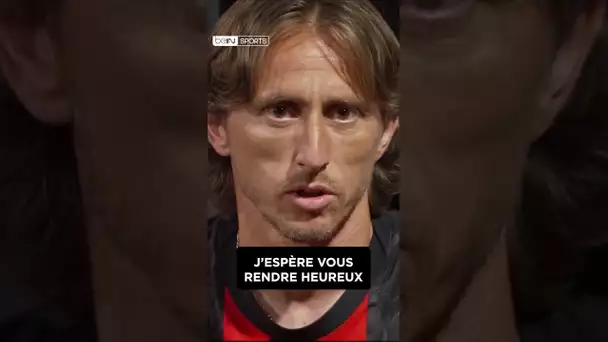 🔴⚫️ Les premiers mots de Luka Modric à l'AC Milan !  #Shorts