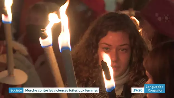 Nîmes : marche au flambeau en hommage aux femmes victimes de violences