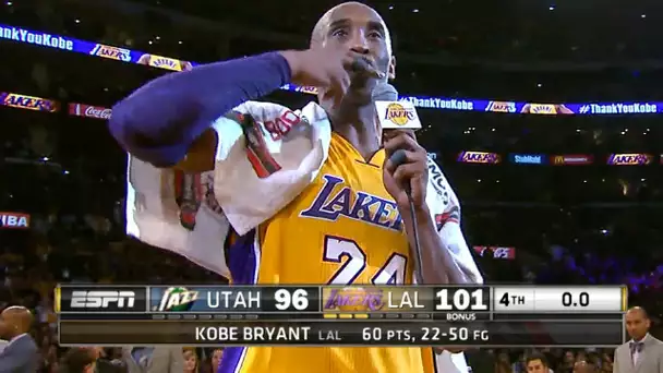 Kobe Bryant's Final Game! (60 POINTS) | April 13, 2016