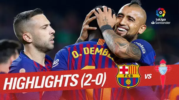 Highlights FC Barcelona vs RC Celta (2-0)