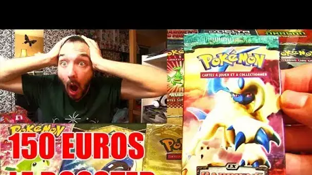 Ouverture d&#039;un BOOSTER POKEMON EX A 150 EUROS ! OH MY GOD