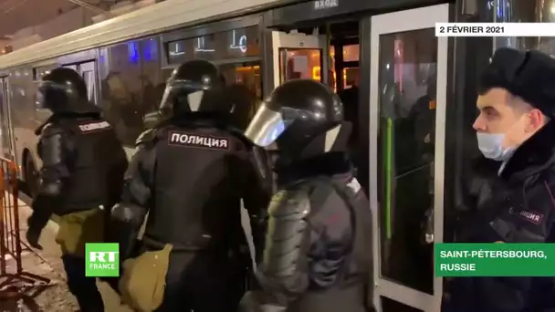 Nombreuses interpellations à Moscou et Saint-Pétersbourg lors de manifestations en soutien à Navalny
