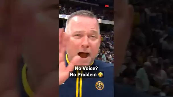 “Hi Mom!” - Mike Malone Loses His Voice, Still Manages To Say What’s Most Important! 😂 | #Shorts