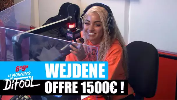 Wejdene offre 1500€ à un auditeur ! #MorningDeDifool