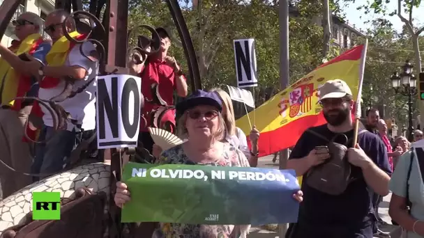 🇪🇦 Espagne : des milliers de citoyens contre l'amnistie pour les dirigeants du mouvement indépendan