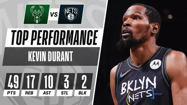 Kevin Durant's 49-POINT Triple-Double Powers Nets to Game 5 W! 🤯