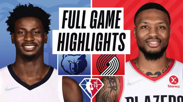 GRIZZLIES at TRAIL BLAZERS | FULL GAME HIGHLIGHTS | December 15, 2021