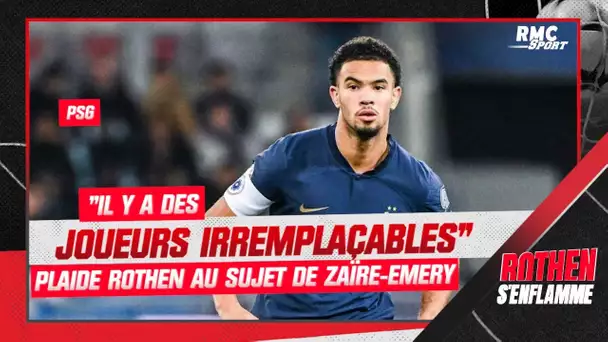PSG : "Il y a des joueurs irremplaçables" plaide Rothen après la blessure de Zaïre-Emery