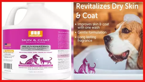 Nootie - Pet Shampoo for Sensitive Skin- Revitalizes Dry Skin & Coat - Natural Ingredients